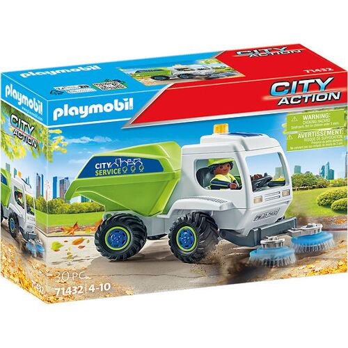 City Action - Kehrmaschine - 71432 - 30 Teile - One Size - Playmobil Spielzeug