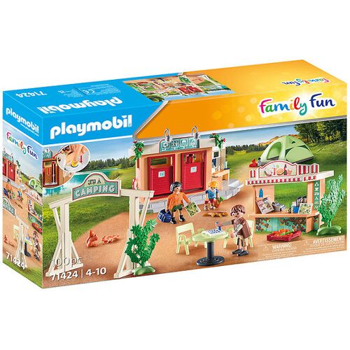 Family Fun - Campingplatz - 71424 - 100 Teile - One Size - Playmobil Spielzeug