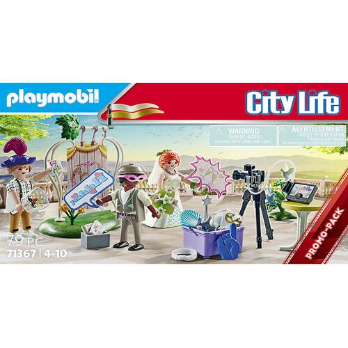 City Life - Fotobox für Hochzeiten - 71367 - 79 Teile - Playmobil - One Size - Spielzeug