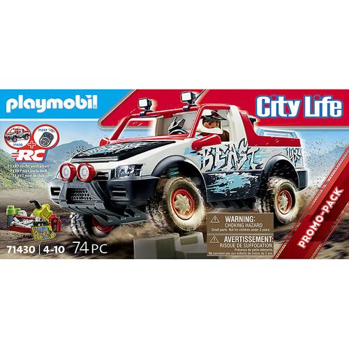 City Life - Rallye-Auto - 71430 - 74 Teile - Playmobil - One Size - Spielzeug