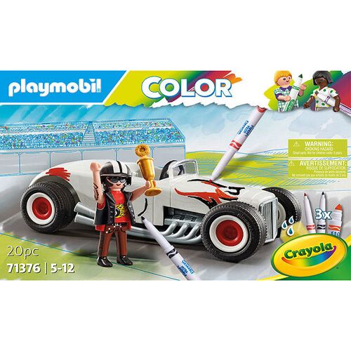 Farbe - Rennwagen - 71376 - 20 Teile - Playmobil - One Size - Spielzeug