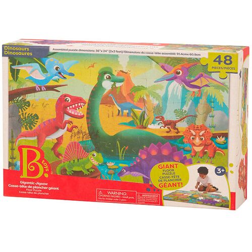 B. toys Bodenpuzzle - 48 Teile - Dino - One Size - B. toys Puzzlespiele