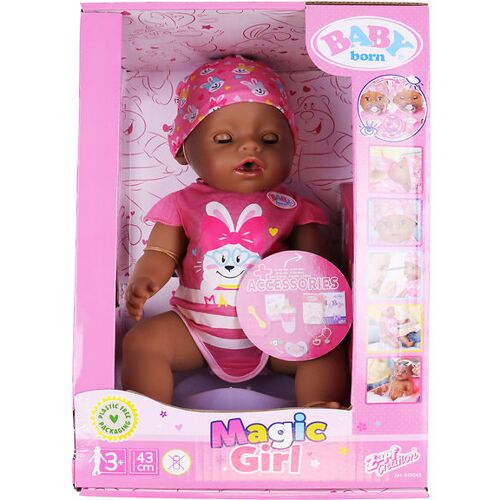 Baby Born Puppe - Magic Girl - 43 cm -10 Funktionen - One Size - BABY born Puppen