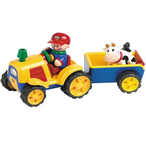 Tolo Spielzeug - First Friends - Traktor und Anhänger - elektris - TOLO - One Size - Spielzeug