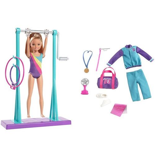 Barbie Puppenset - 23 cm - Stacie Gymnastik - One Size - Barbie Puppen