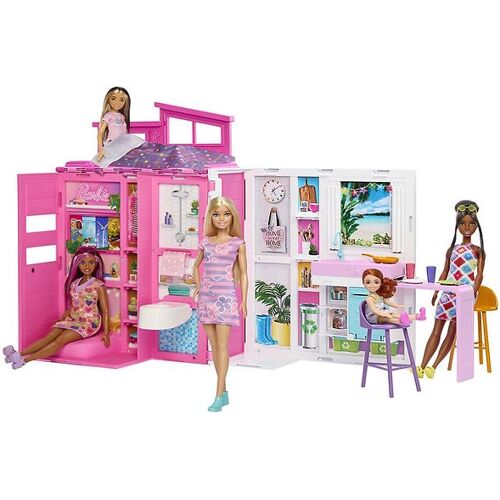 Barbie Puppenhaus m. Barbie Puppe - Fluchthaus - One Size - Barbie Puppenhauser