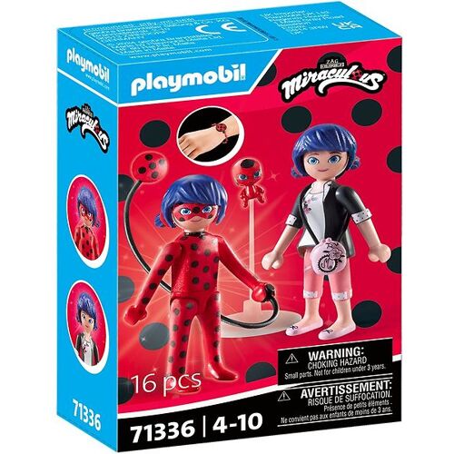 Miraculous - Marinette & Ladybug - 71336 - 16 Teile - Playmobil - One Size - Spielzeugfiguren