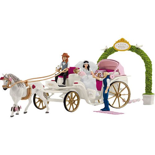 Schleich Horse Club - Hochzeitskutsche - 42641 - Schleich - One Size - Spielzeug