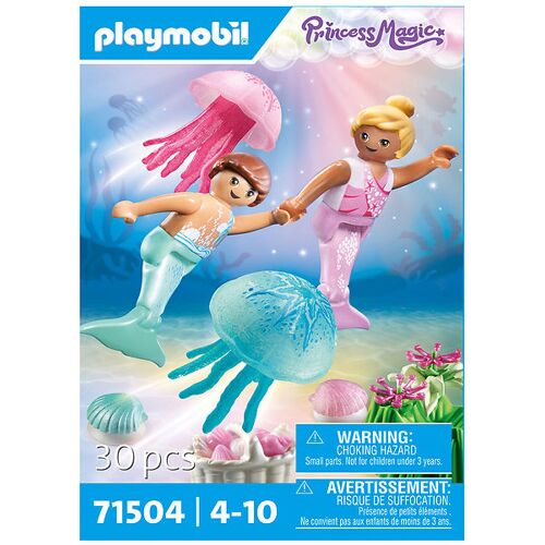 Princess Magic - Kleine Meerjungfrauen mit Meerjungfra - Playmobil - One Size - Spielzeugfiguren