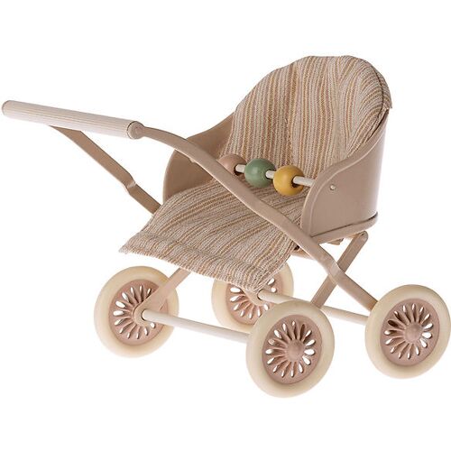 Maileg Miniatur Puppenwagen - Baby - Rose - Maileg - One Size - Puppenzubehör