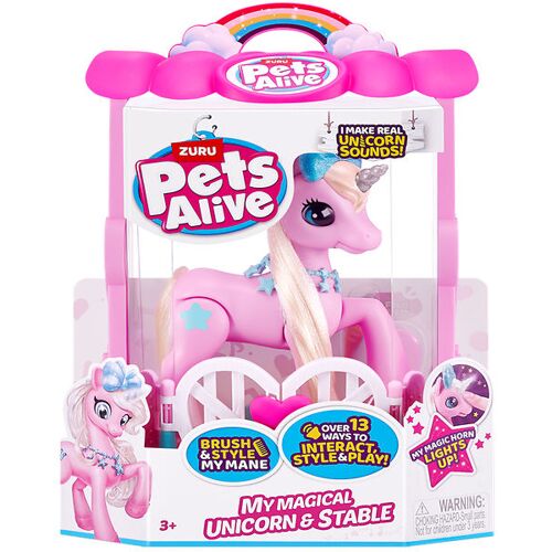 Pets Alive Spielzeug - Interaktiv Unicorn Spielset - Pets Alive - One Size - Spielzeug