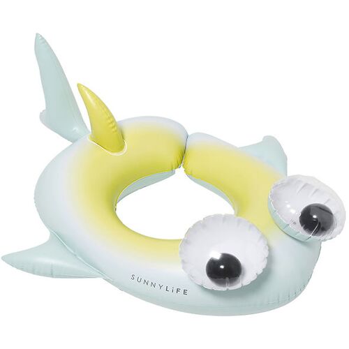 SunnyLife Schwimmring - 69x61 cm - Salty the Shark - SunnyLife - One Size - Schwimmring