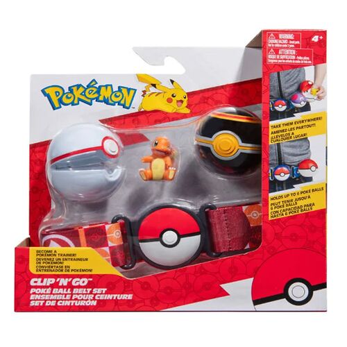 Pokémon Clip N Go Gürtelset - Charmander - Pokémon - One Size - Spielzeug