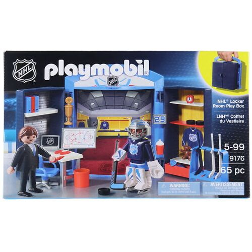 NHL - Umkleideraum Play Box - 9176 - 65 Teile - Playmobil - One Size - Spielzeug