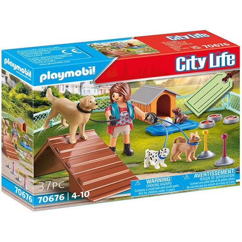 City Life - Hunde Holzner - 70676 - 37 Teile - Playmobil - One Size - Spielzeug