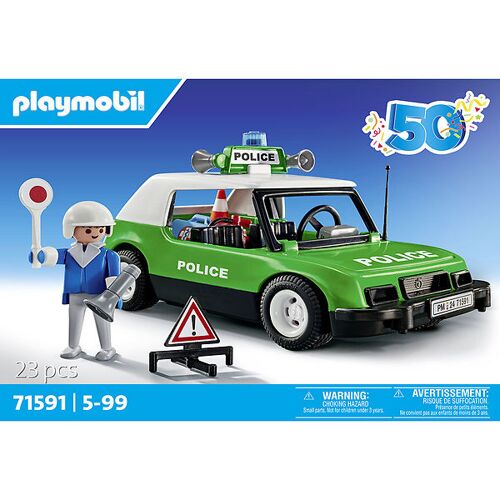 - 50-jähriges Jubiläum Classic+ Polizeiauto - 71591 - - Playmobil - One Size - Spielzeug
