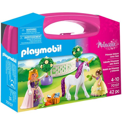 Princess - Unicorn - Tragetasche - 70107 - 42 Teile - Playmobil - One Size - Spielzeug