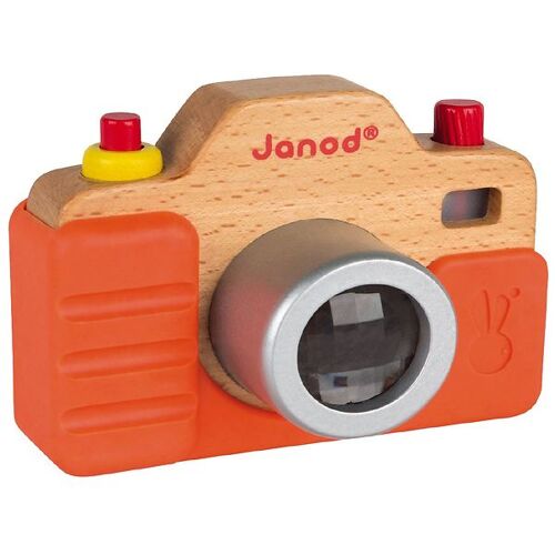 Janod Spielzeugkamera - Natur/Rot - Janod - One Size - Spielzeug