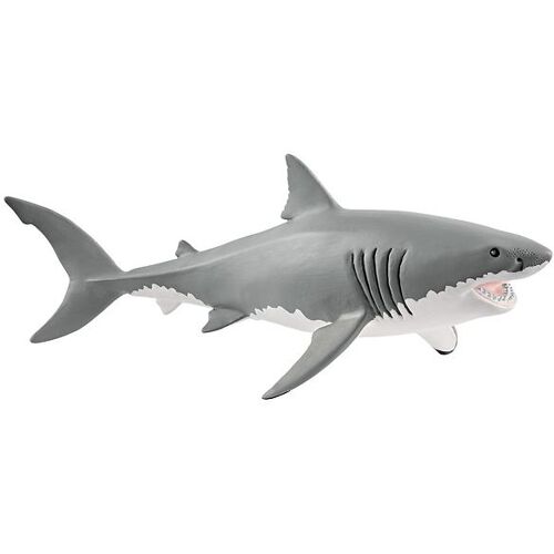 Schleich Tier - Weißer Hai - L: 18 cm 14809 - Schleich - One Size - Spielzeugtiere