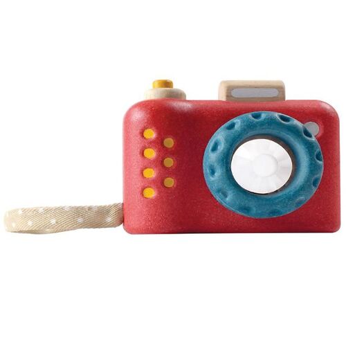 PlanToys Kamera - Rot - One Size - PlanToys Spielzeug