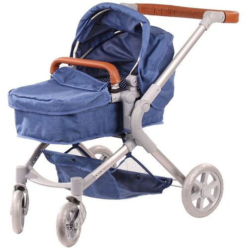 Götz Puppen Buggy - 2in1 - Denim - One Size - Götz Puppenwagen