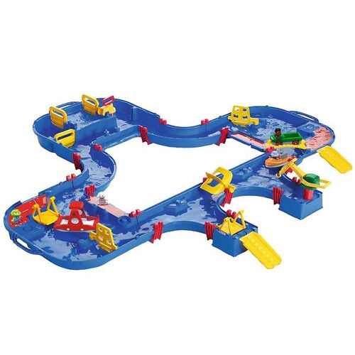 AquaPlay Wasserbahn - 145x160x22 cm - 62 Teile - Mega Schleuse - AquaPlay - One Size - Spielzeug