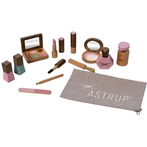 by ASTRUP Holzspielzeug - 13 Teile - Make-up-Set - by ASTRUP - One Size - Spielzeug