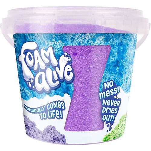 Foam Alive Eimer - 200 g - Lila - Foam Alive - One Size - Spielzeug