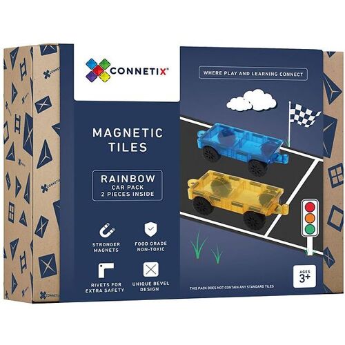 Connetix Spielzeug - 2 Teile - Autos - Connetix - One Size - Magnetspielzeug