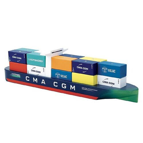 Vilac Containerschiff - Holz - Mehrfarbig - Vilac - One Size - Spielzeug