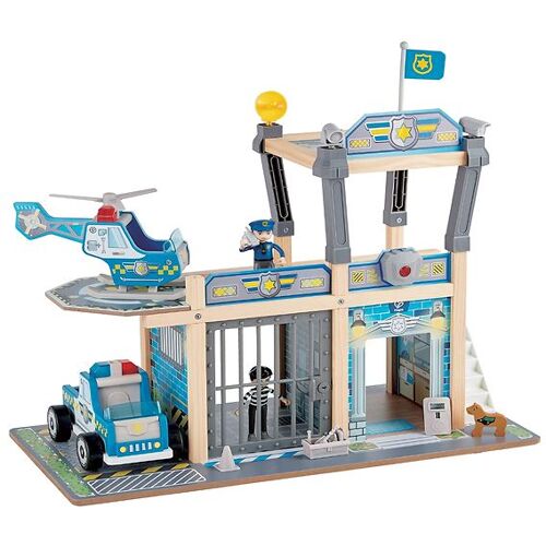 Hape Spielset - 13 Teile - Polizeiwache - Hape - One Size - Spielzeug