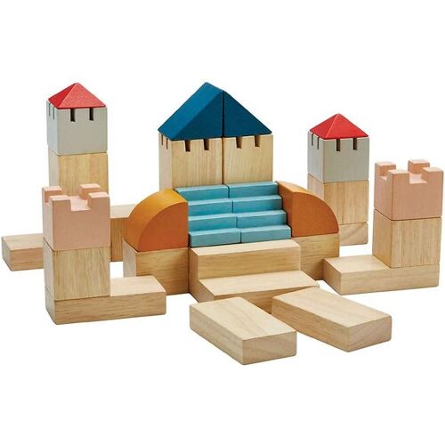 PlanToys Holzspielzeug - Klötze - 30 Teile - One Size - PlanToys Klötze