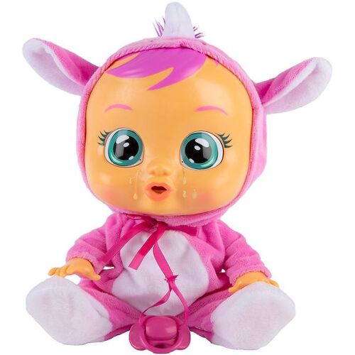 Cry Babies Puppe - Sascha - Pink - One Size - Cry Babies Puppen