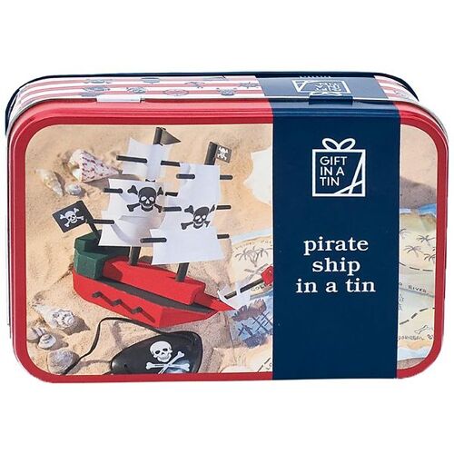 Gift In A Tin Brausatz - Bauen - Pirate - Pirate Ship In A Tin - One Size - Gift In A Tin Spielzeug