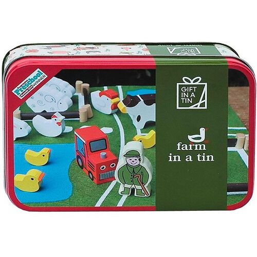 Gift In A Tin Play Spielset - Lernn & Play - Farm In A Tin - One Size - Gift In A Tin Spielzeug