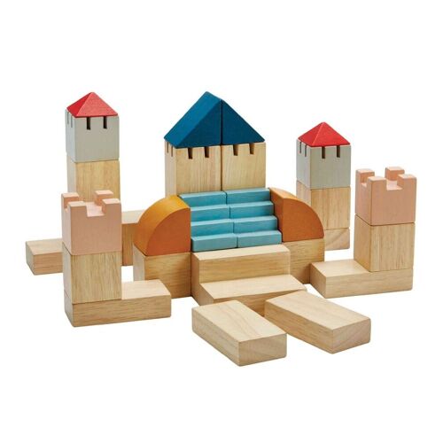 PlanToys Holzspielzeug – Klötze – 30 Teile – One Size – PlanToys Klötze