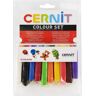 Cernit Polymer Ton - 10 Farben - Starter-Set - Cernit - One Size - Ton