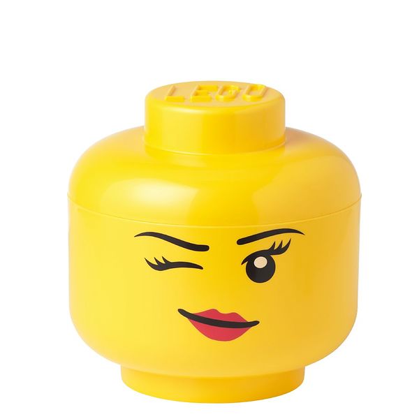 Storage Box - Klein - Kopf - 19 cm - Blinkend - LEGO® Storage - One Size - Boxen