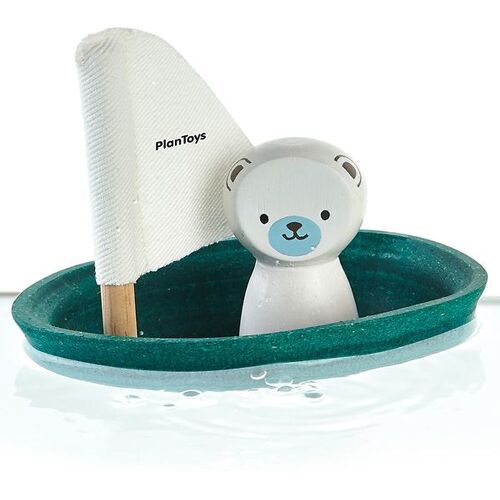 PlanToys Badespielzeug - Boot m. Eisbär - One Size - PlanToys Badespielzeug