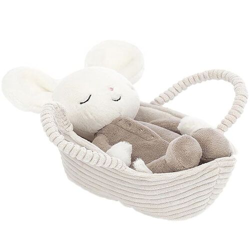 Jellycat Kuscheltier - 19 cm - Rock-A-Bye Maus - One Size - Jellycat Kuscheltiere