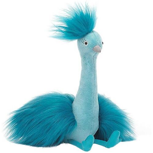 Jellycat Kuscheltier - 20 cm - Fou Fou Peacock - One Size - Jellycat Kuscheltiere