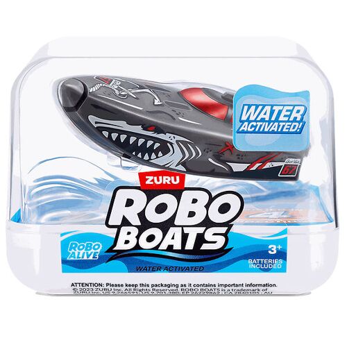 Robo Alive Badespielzeug - Robo Boats - Grau - One Size - Robo Alive Badespielzeug