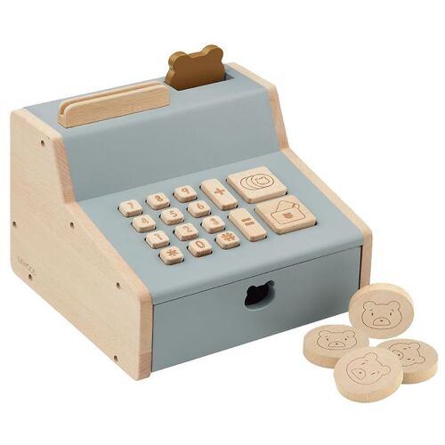 Liewood Holzspielzeug - Registrierkasse - Buck - Blue Fog Multi - Liewood - One Size - Spielzeug