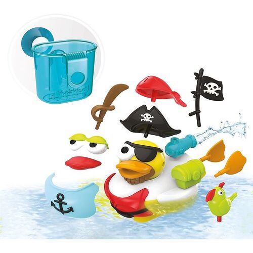 Yookidoo Badespielzeug - Jet Duck - Erschaffe einen Pirate - One Size - Yookidoo Badespielzeug