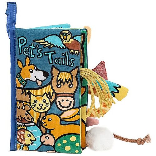 Jellycat Stoffbuch - Pet's Tails - Englisch - Jellycat - One Size - Stoffbücher