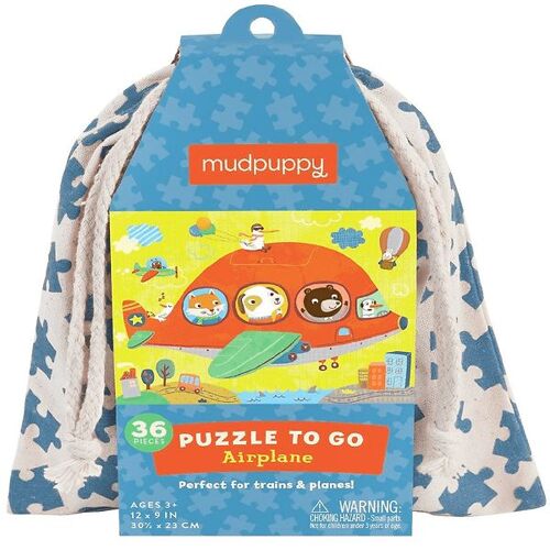 Mudpuppy Puzzlespiel - To Go - 36 Teile - Flug - Mudpuppy - One Size - Puzzlespiele
