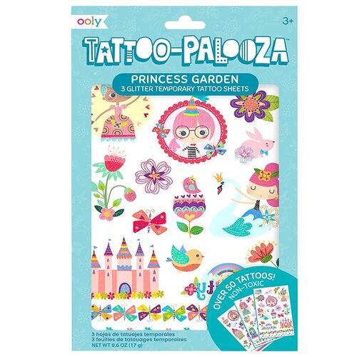 Ooly Tattoos – Princess Garden – One Size – Ooly Tattoos