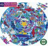 Eeboo Puzzlespiel - 100 Teile - 50,8 cm - Under The Sea - Eeboo - One Size - Puzzlespiele