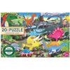 Eeboo Puzzlespiel - 20 Teile - Dinoland - Eeboo - One Size - Puzzlespiele