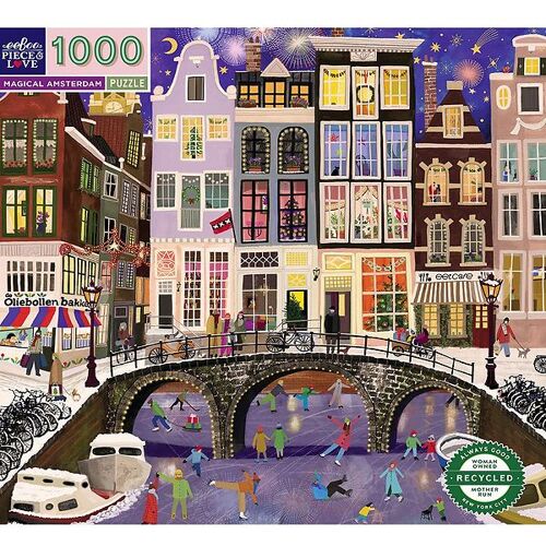 Eeboo Puzzlespiel - 1000 Teile - 58, 4 x 58, 4 cm - Magisches Am - One Size - Eeboo Puzzlespiele